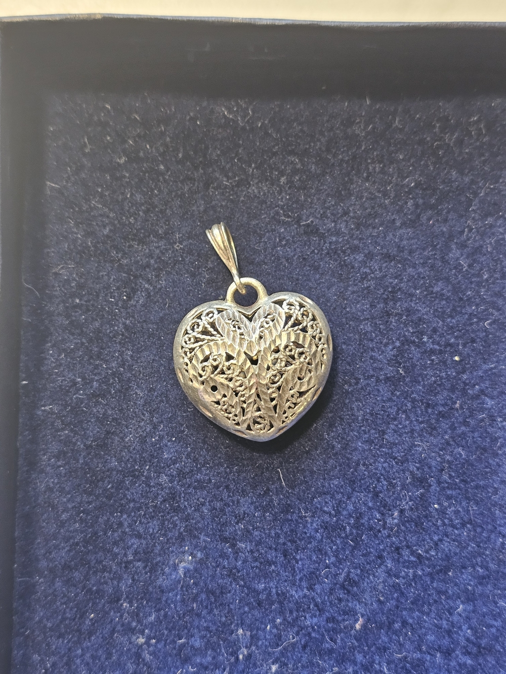 Sterling Silver 925 Heart Pendant For Necklace